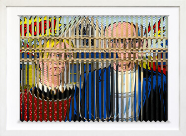 American Gothic Roy, œuvre cinétique originale de Popléa